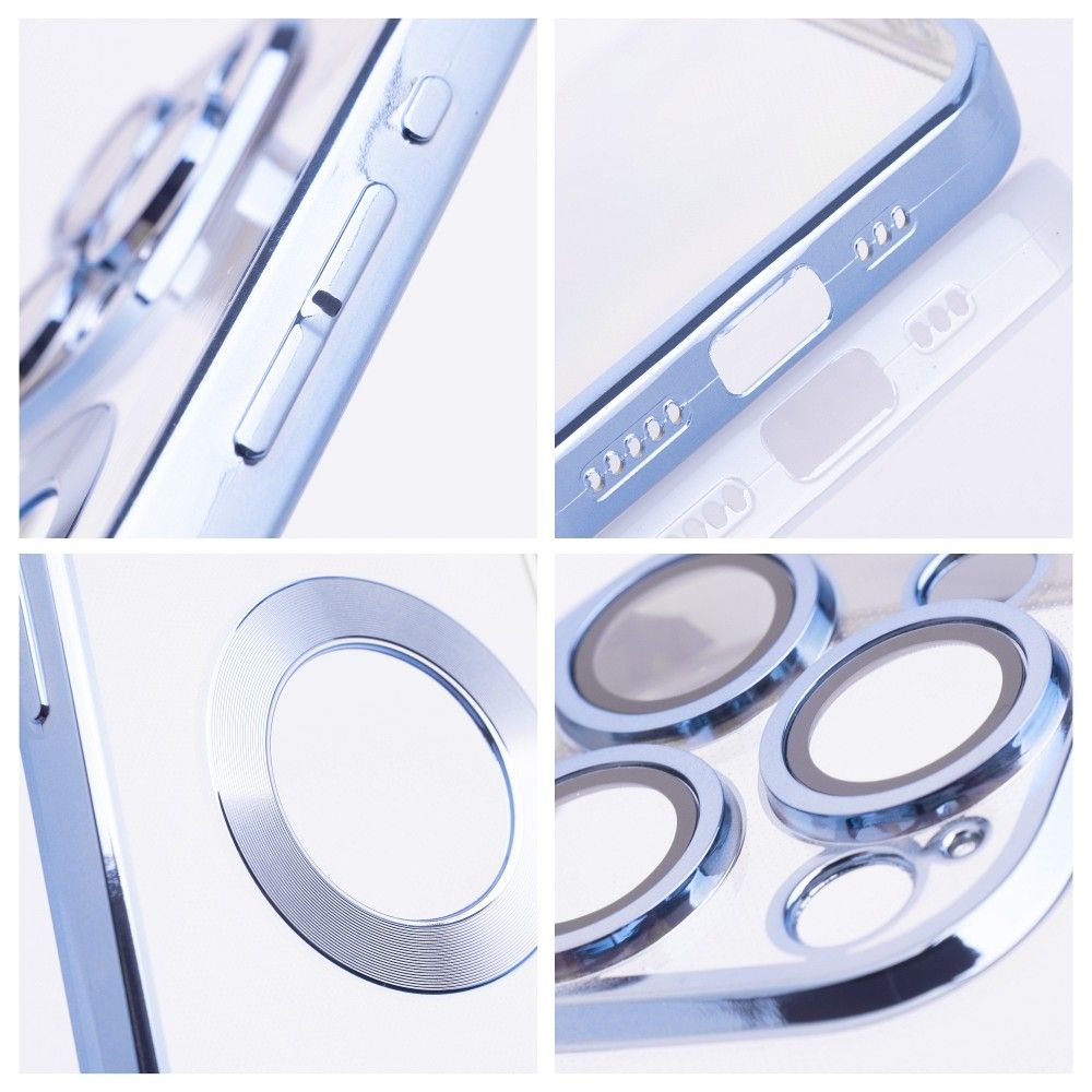 Case GLAM pentru IPHONE 15 Pro Max albastru - imagine 3