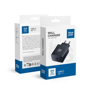 Încărcător de telefon blue star usb c qc4.0 pd 3a 25w tfb tc 25wpd negru