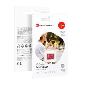 Card de memorie FORCELL F-DATA 32GB UHS-I U3 clasa 10