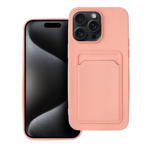 Carcasă pentru iPhone 14 PRO Card Case roz