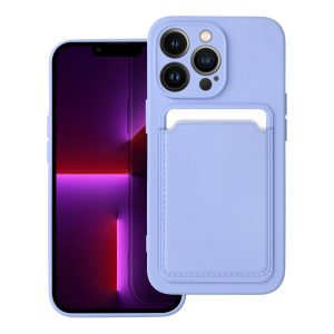 husă pentru iphone 13 pro card case violet
