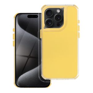 Husa MATRIX pentru IPHONE 15 Pro Max galben