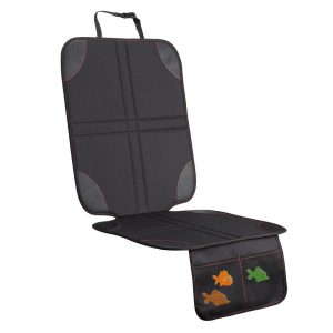 Covor de protecție pentru scaunul auto cu organizator negru