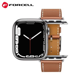 Curea pentru Apple Watch Forcell F-Design FA20 găuri din piele ecologică 42 / 44 / 45 / 49 mm negru