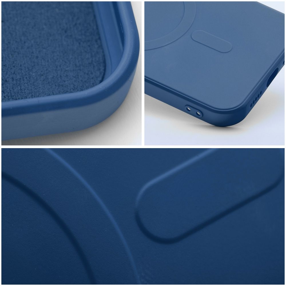 Husa SILICONE MAG COVER compatibilă cu MagSafe pentru SAMSUNG S25 Ultra blue - imagine 3