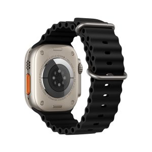 Curea pentru Apple Watch Forcell F-Design FA12 găuri de silicon 38 / 40 / 41 mm negru