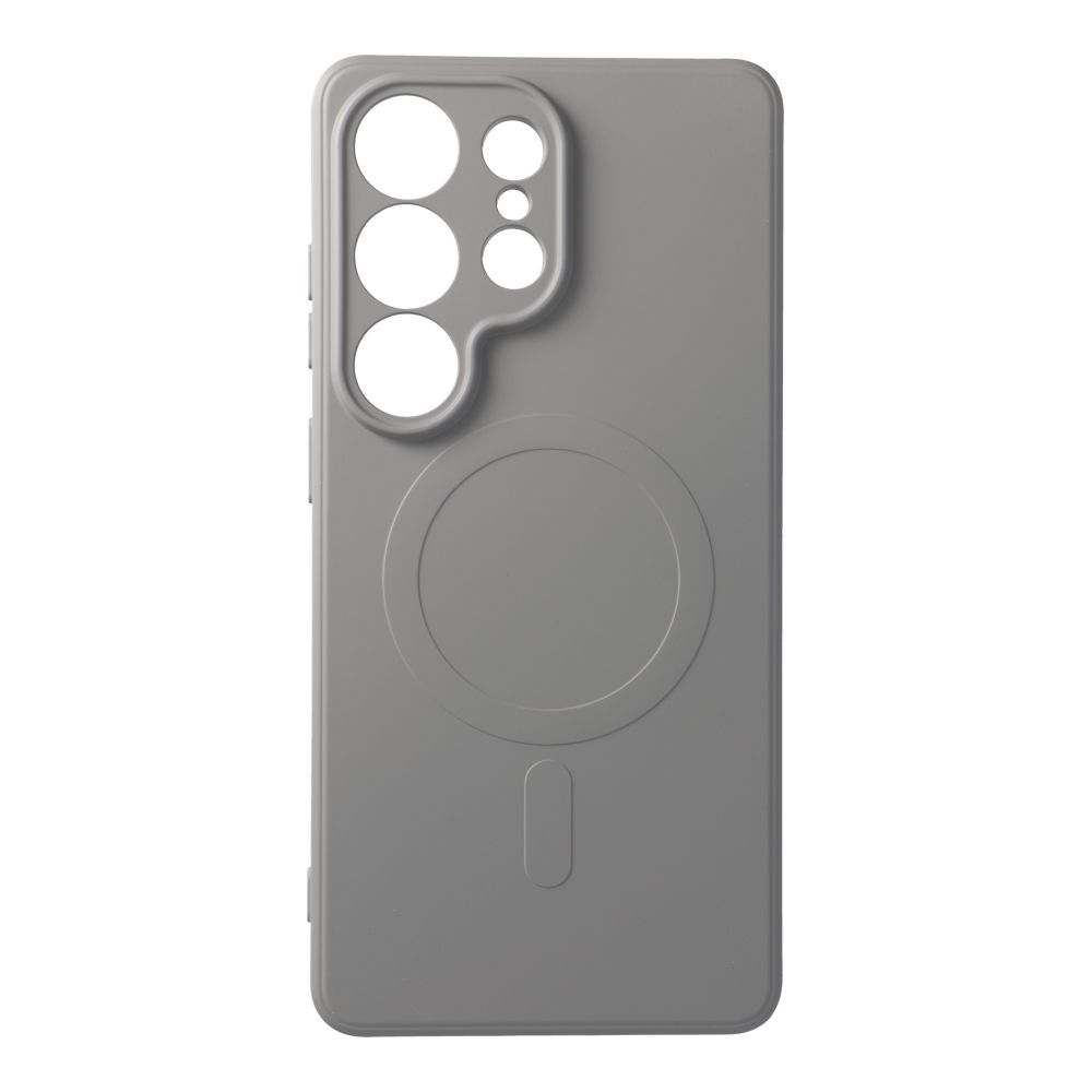 Husa SILICONE MAG COVER compatibilă cu MagSafe pentru SAMSUNG S26 Ultra Grey Titanium