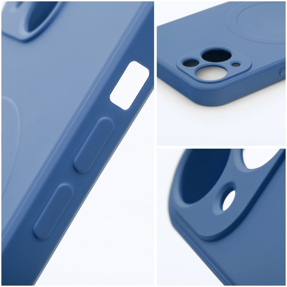 Husa SILICONE MAG COVER compatibilă cu MagSafe pentru SAMSUNG S25 Ultra blue - imagine 2