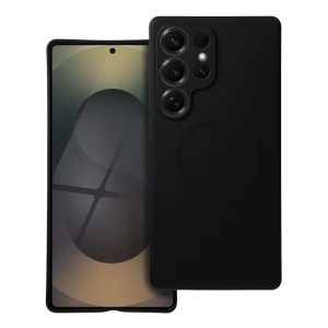 Husa SILICONE MAG COVER compatibilă cu MagSafe pentru SAMSUNG S25 Ultra negru