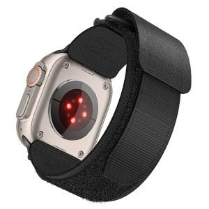 Curea pentru Apple Watch Forcell F-Design FA05 nailon cârlig-și-buclă 38 / 40 / 41 mm negru